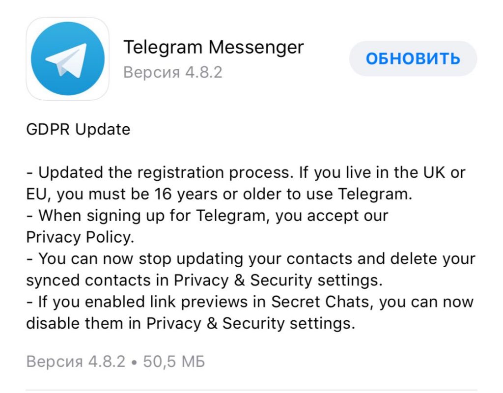 download the new version for apple Telegram 4.8.10