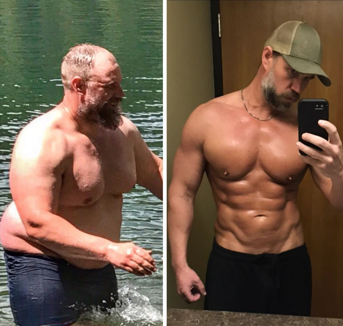 До и после похудения мужчины после 40