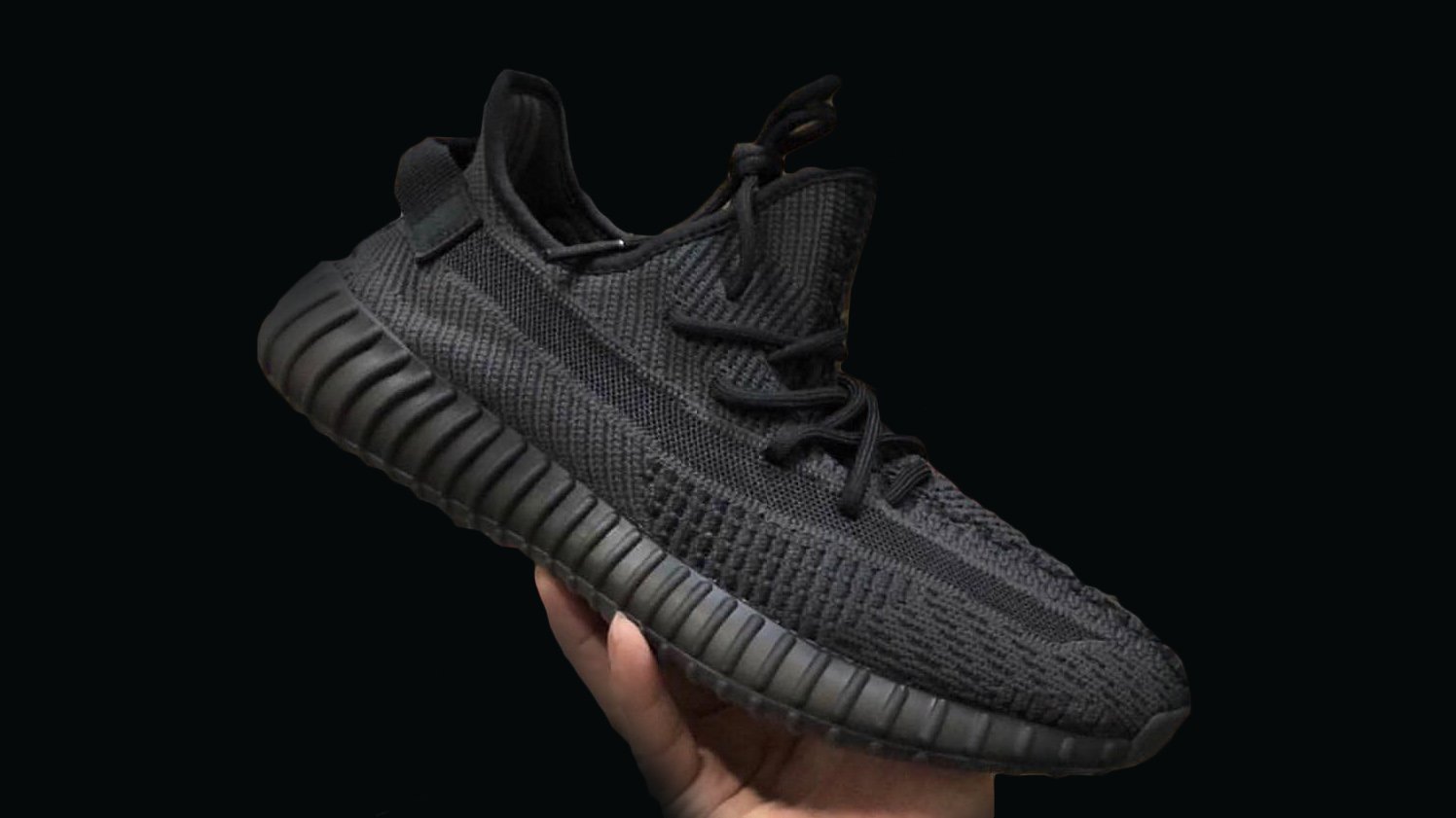 yeezy triple black static