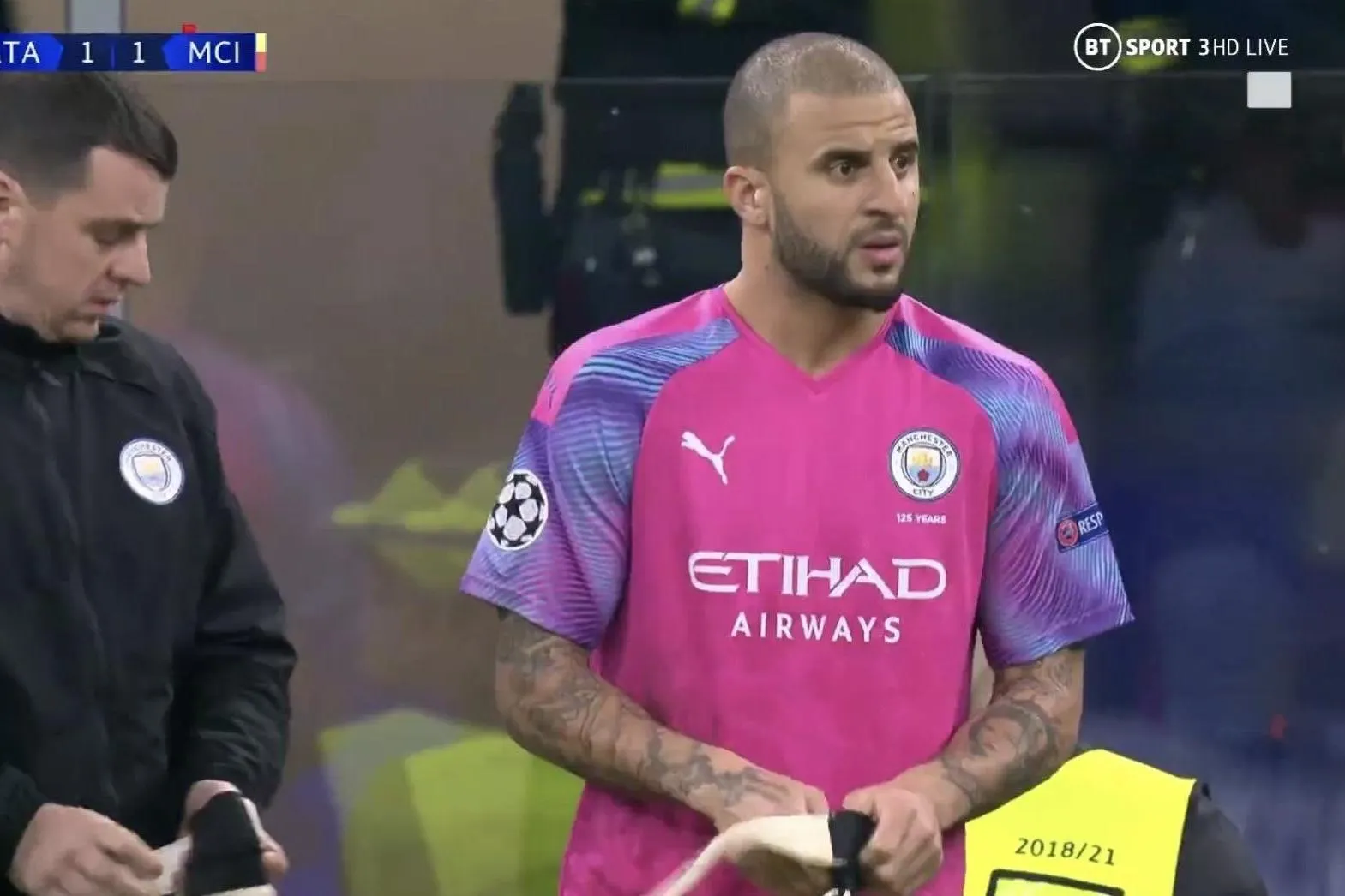 В воротах «Манчестер Сити» сыграл защитник Кайл Уокер. И не пропустил!