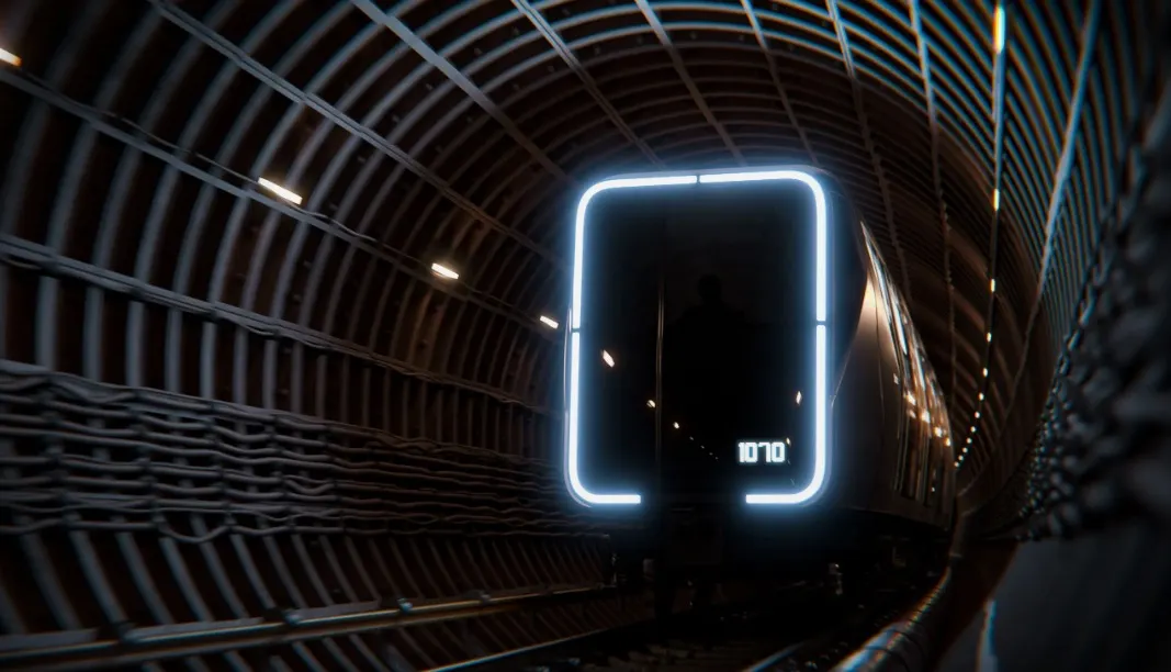 Студия Артемия Лебедева разработала метропоезд будущего. Он имеет складные кресла и светится