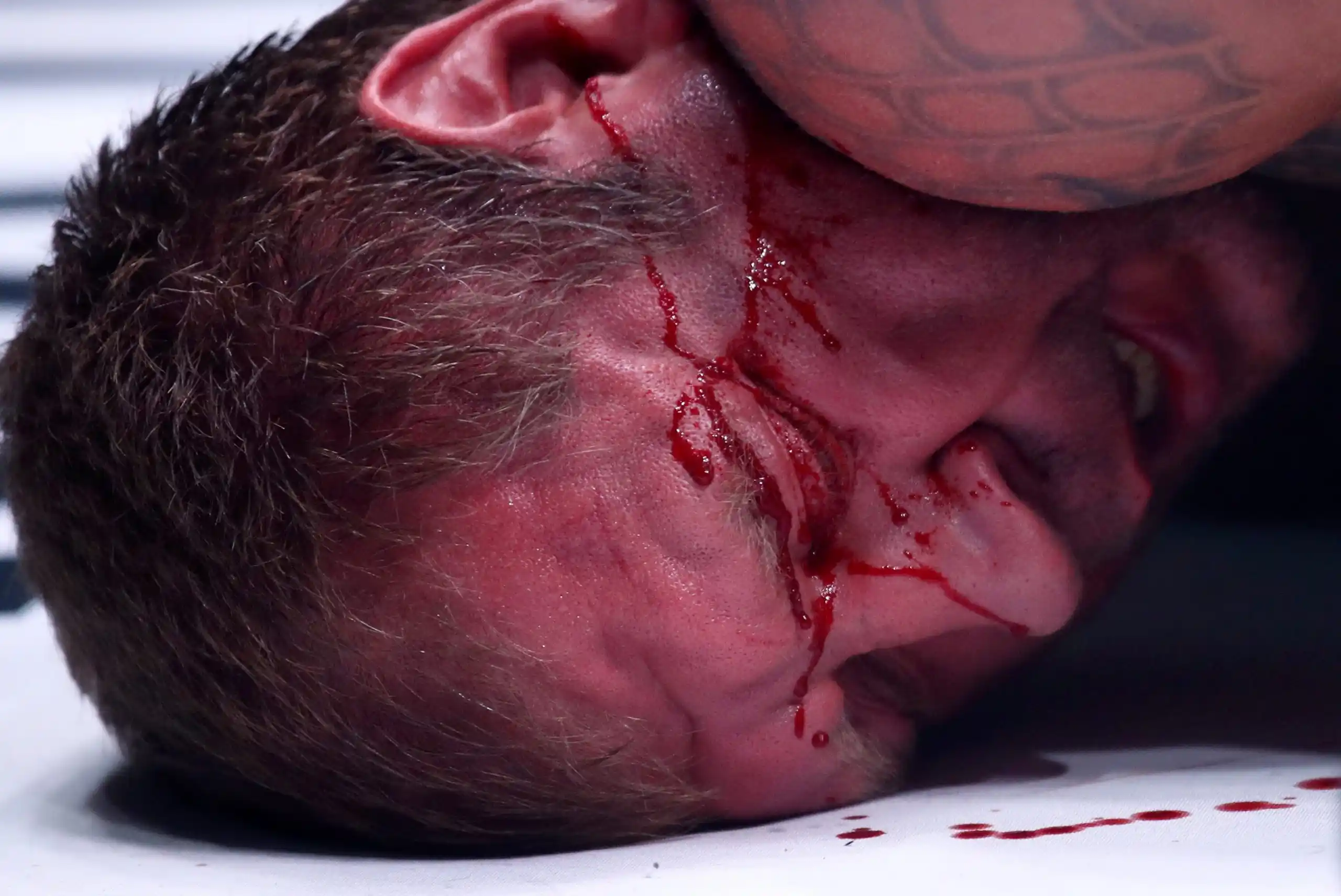 Магомед Исмаилов избил Емельяненко на турнире ACA 107. Судья спас Александра от серьезных повреждений