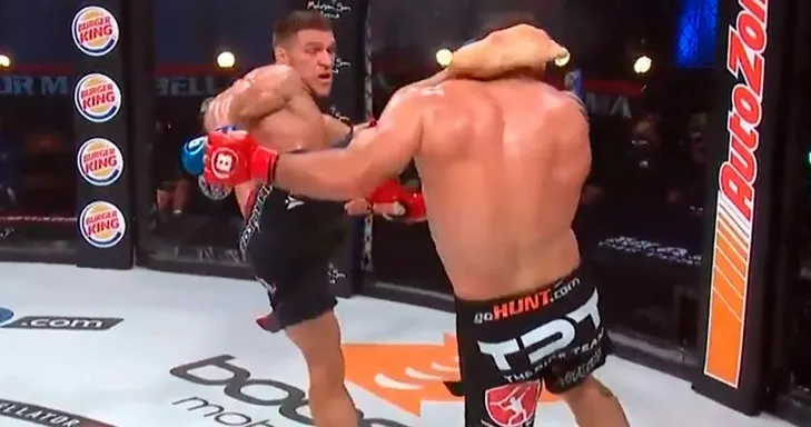 Русский боец Немков стал чемпионом Bellator. Он уничтожил обидчика Федора Емельяненко