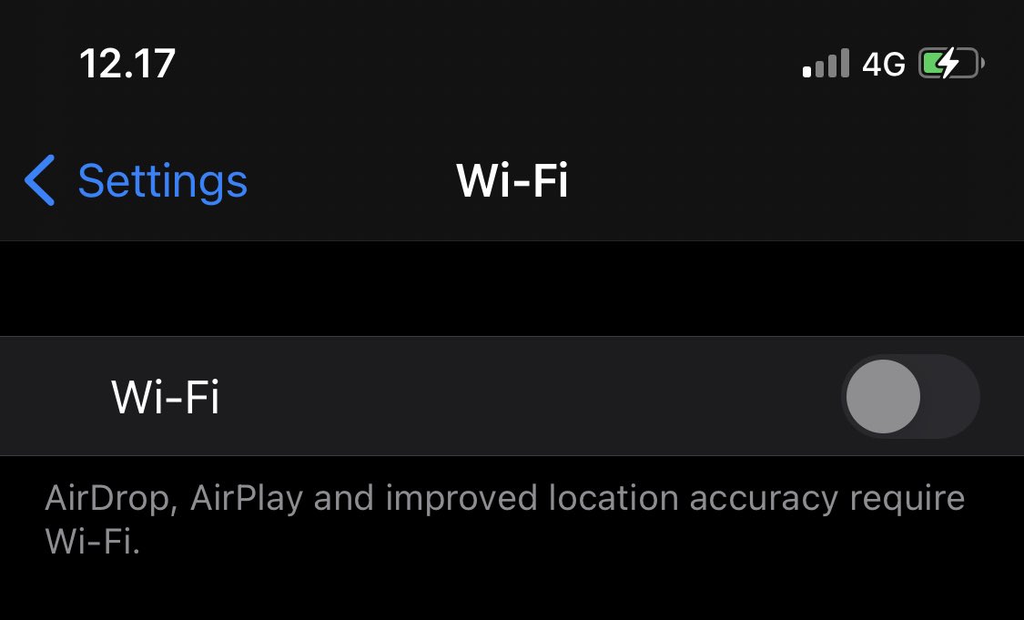 Отваливается wifi на iphone