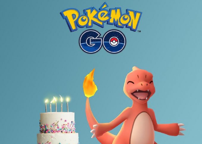 Pokemon Go и праздничный торт