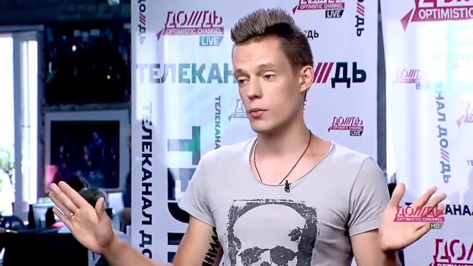 Юрий Дудь на телеканале "Дождь"