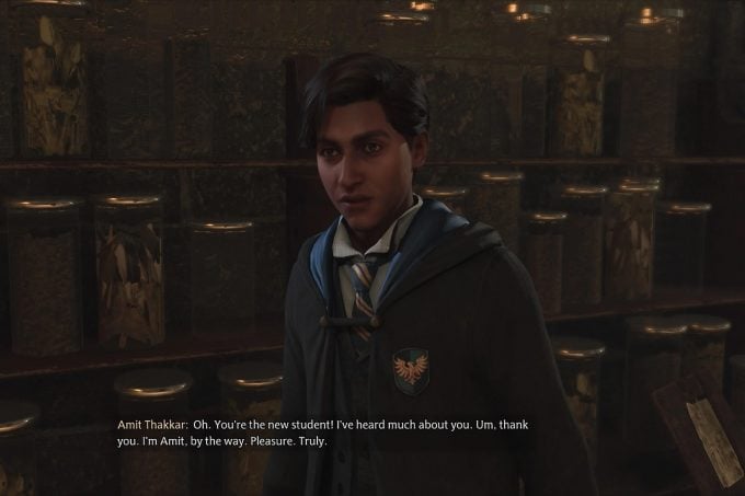 Амит Таккар в видеоигре Hogwarts Legacy