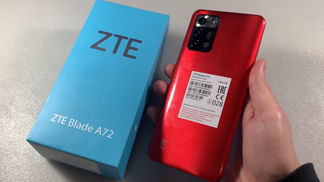 Смартфон ZTE Blade A72