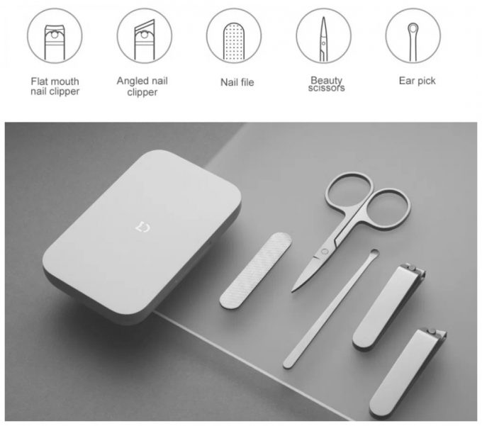 Маникюрный набор Xiaomi подешевел почти вдвое на Маркете. Комплект ...