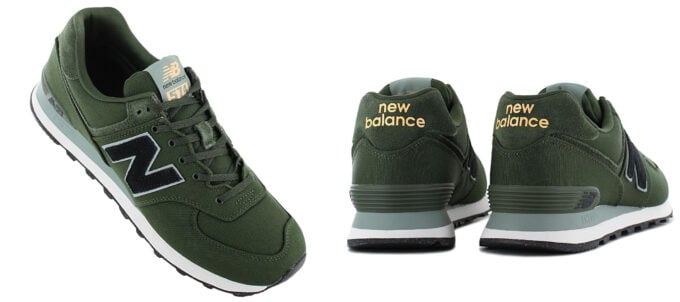 New balance store verde militare