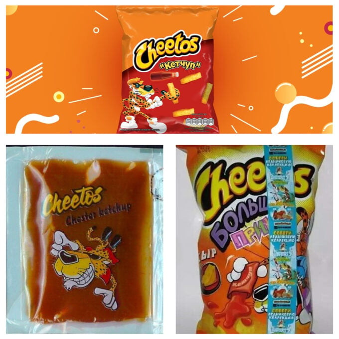 В Cheetos клали пакетик с кетчупом? Правильный ответ с фото