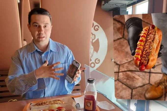 Святослав с канала «Самый сахар» в Hot Dog Bulldog Гарика Харламова