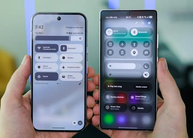 Google Pixel 10 Pro XL/Samsung Galaxy S25 Ultra