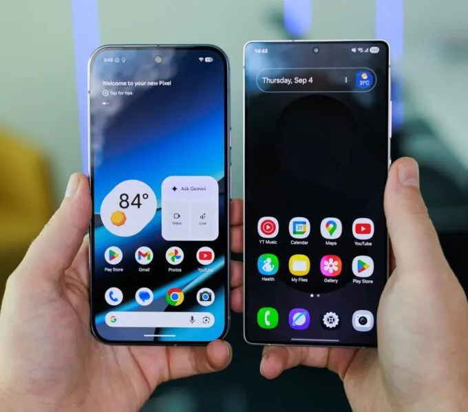 Google Pixel 10 Pro XL/Samsung Galaxy S25 Ultra