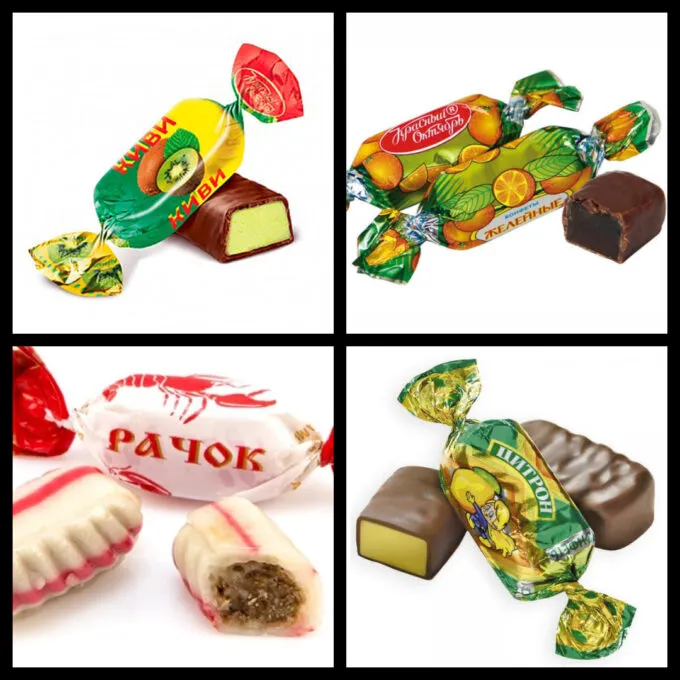 Топ-4 худших конфет на Новый год – «Киви», «Желейные»
«Рачки»/«Раковые шейки» и «Цитрон»