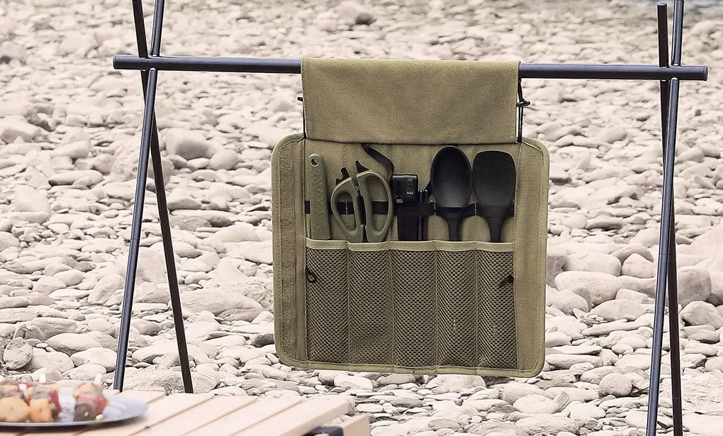 Нашли походный набор Xiaomi для любителей рыбалки. В нём 6 полезных инструментов для готовки на природе