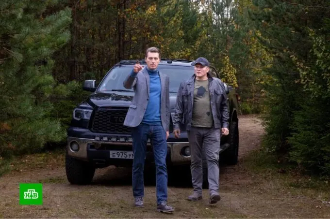 Актеры Иван Колесников и Сергей Жарков в сериале НТВ «Первый отдел»