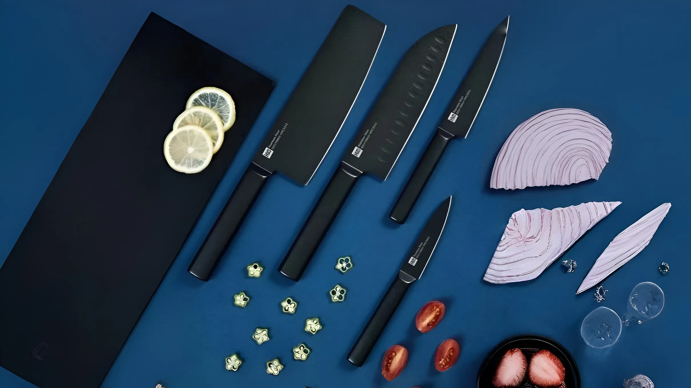 Стильный набор чёрных ножей от Xiaomi рухнул в цене. Они выглядят круто и режут чётко