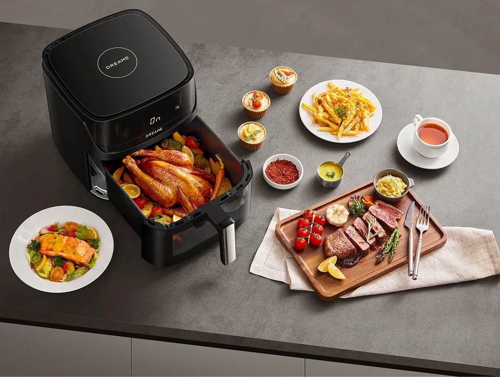 Dreame выпустила уникальный аэрогриль. Он может заменить целых три бытовых прибора