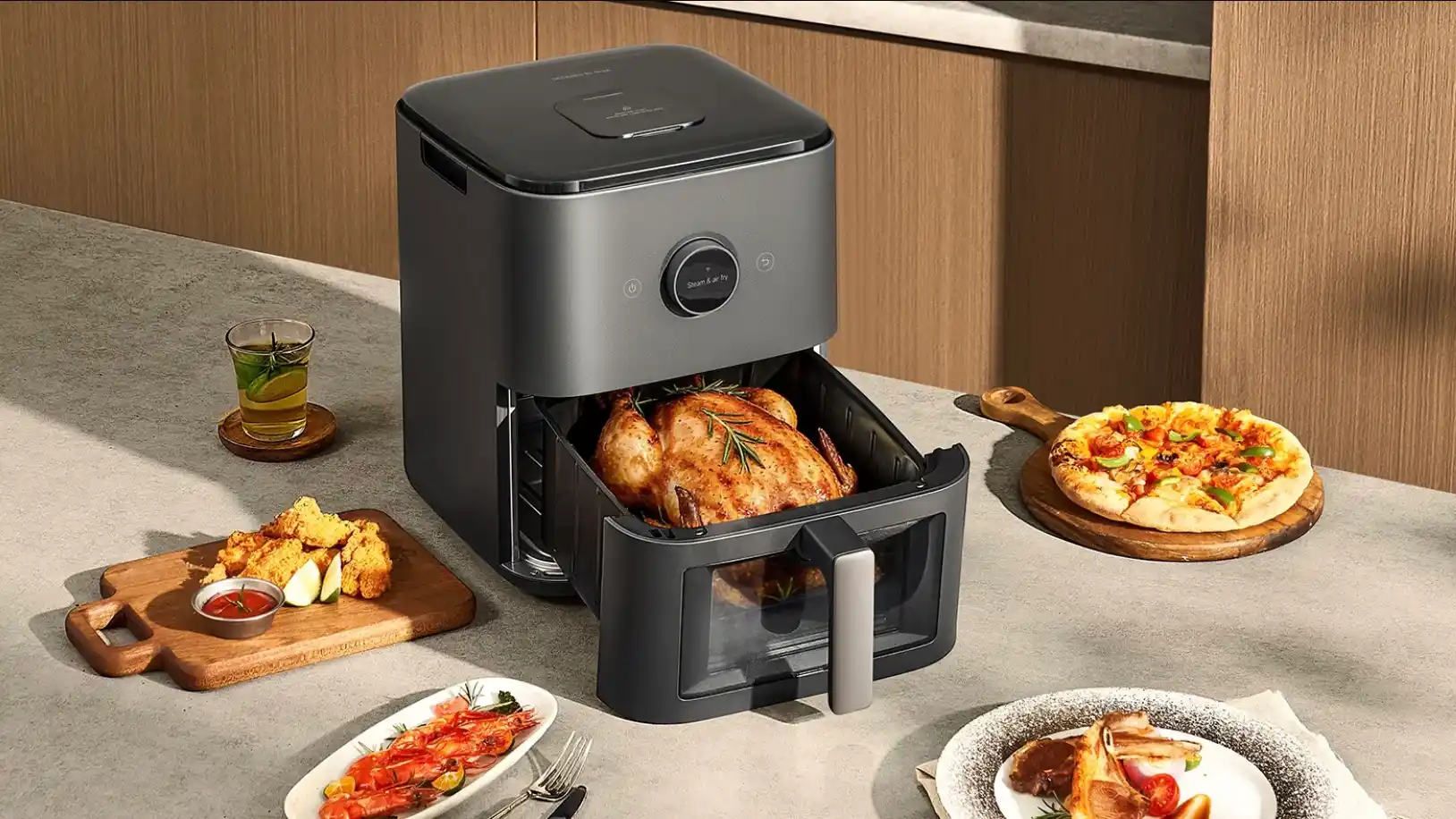 Новый аэрогриль Xiaomi получил уникальный режим работы. Это очень продуманный и удобный девайс для кухни