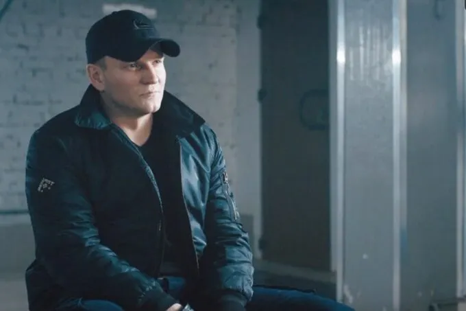 Сергей Жарков на съемках сериала НТВ «Первый отдел» 