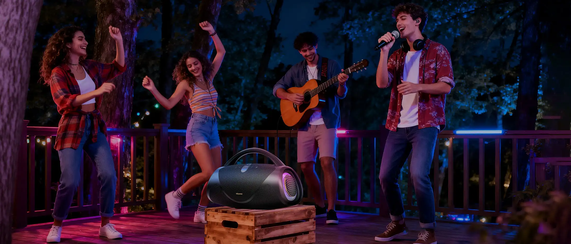 Обзор Hisense VOYAGEBOOM: топовая колонка с мощным звуком и роскошной автономностью
