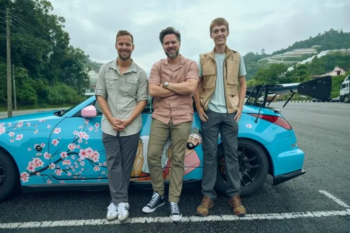 Новые ведущие The Grand Tour Томас Холланд, Джеймс Энгельсман и Фрэнсис Буржуа