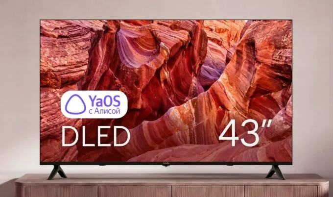 Tuvio 4K UltraHD DLED Frameless 43'