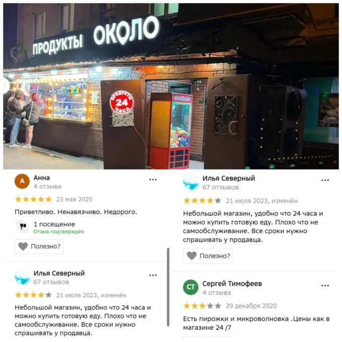 Что пишут покупатели о сети малых магазинов «Около» от X5?