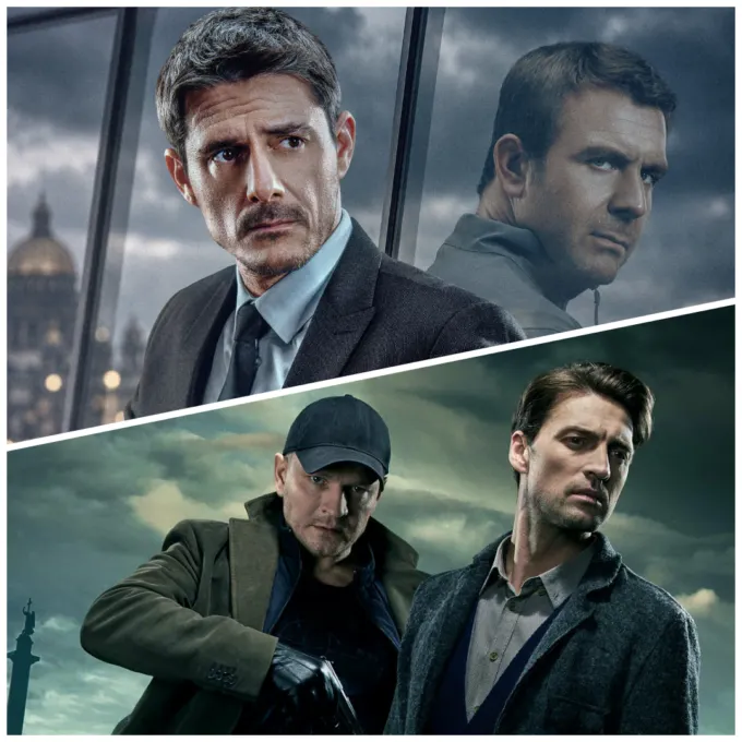 Афиши сериалов НТВ «Невский» и «Первый отдел» 